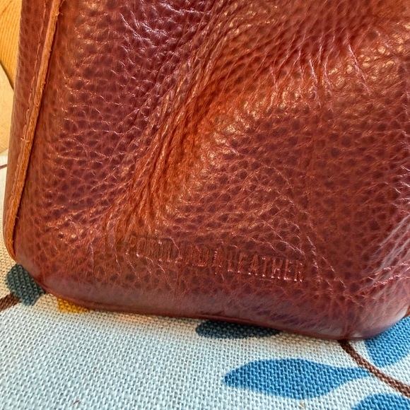 EUC Portland Leather Nutmeg Butterfly Bucket Bag - Picture 4 of 7